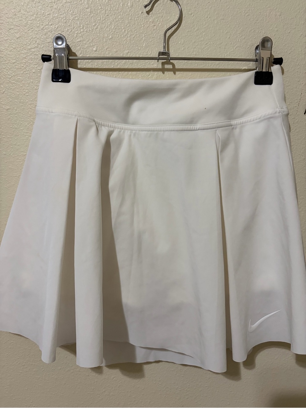 Nike White tennis Skirt with built in shorts